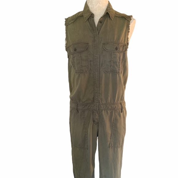Étienne Marcel sleeveless jumpsuit in military S - Picture 5 of 14